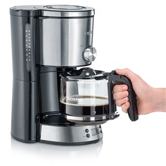 SEVERIN KA 4826 - Cafetière - 10 tasses - noir/inox brossé