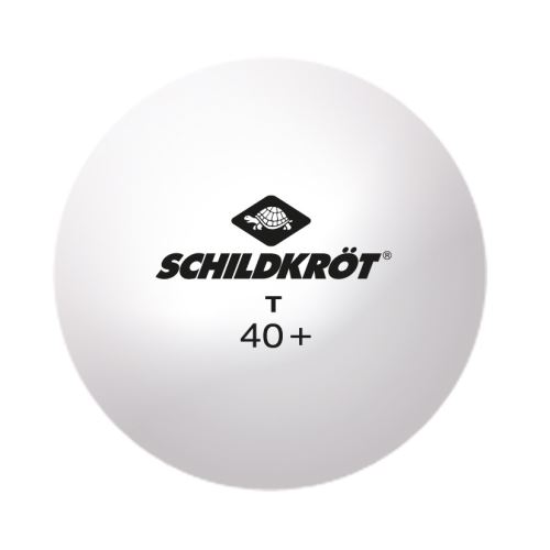Balle de tennis de table Donic Schildkröt One Training Poly 40+ Blanc
