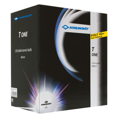 Palline Da Ping Pong Schildkr&ouml;t Elite 1 Stella - Poly 40+, Confezione Da 6 Pezzi (3 Bianche E 3 Arancioni)