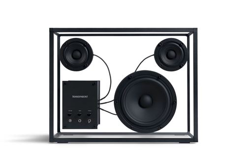 Enceinte sans fil Bluetooth Transparent Noir