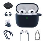 Kit accessoires On Earz Mobile Gear 7 en 1 pour Apple AirPods 3ème Gén Bleu