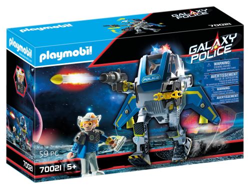 Playmobil Galaxy Police 70021 Robot et policier de l'espace