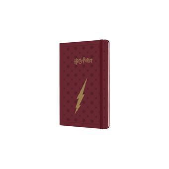 Agenda semainier Moleskine Grand format Edition limitée Harry Potter 2022 Rouge