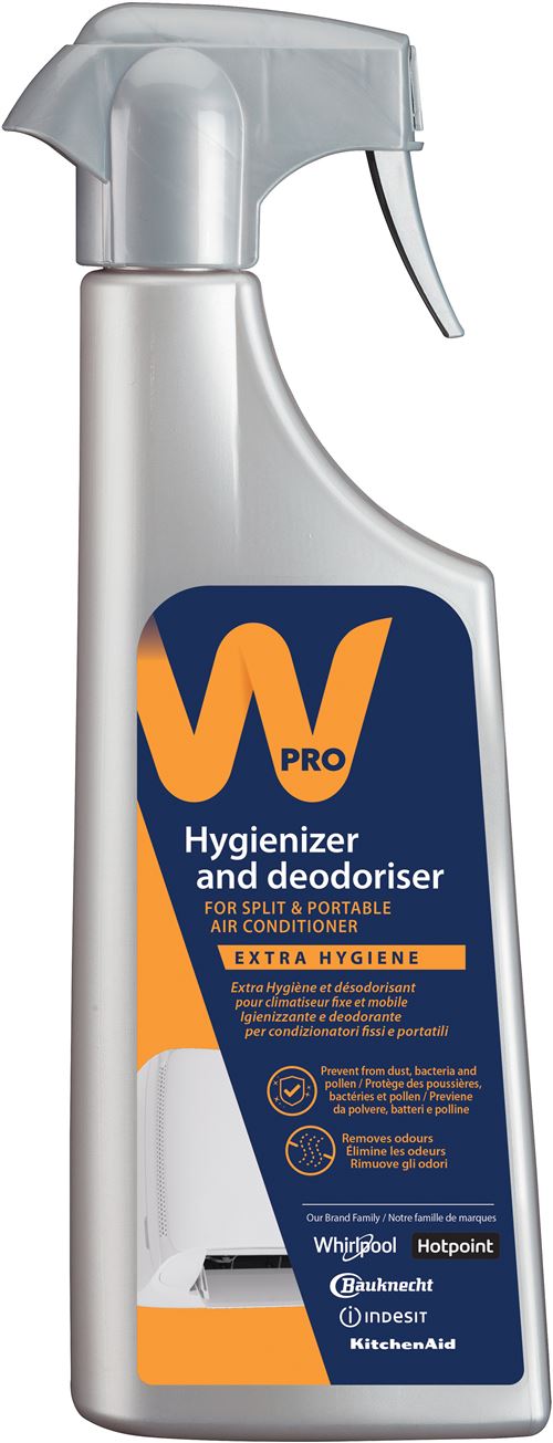 Wpro Spray nettoyant et désodorisant pour climatiseurs fixes et mobiles. 500 ml