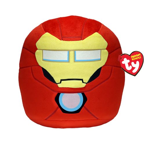Ty Multicolore Peluche Marvel Squish A Boos Small Iron Man
