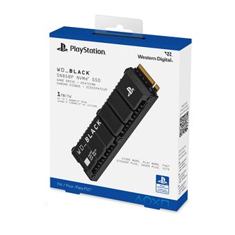 WD Black SN850P NVMe SSD WDBBYV0010BNC-WRSN - SSD - 1 To - interne - M.2 2280 - PCIe 4.0 x4 (NVMe) - dissipateur de chaleur intégré