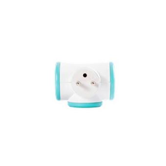 Multiprise Triplite Rotative Watt&Co Turquoise - 1