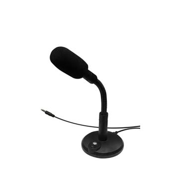 Microphone De Bureau It Works F11 Noir Accessoire Micro Achat Prix Fnac