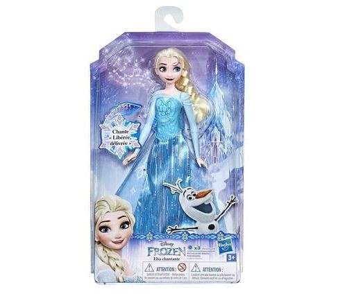 Poupée chantante La Reine des Neiges Elsa