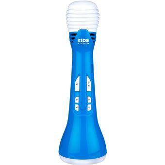 Microphone de karaoké pour enfants BigBen avec changeur de voix Bleu