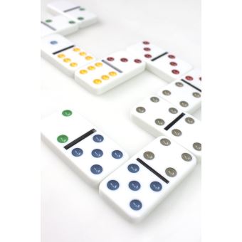 Idena 6050012 - Domino Double Six, boîte en métal