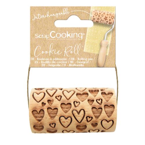 Mini rouleau Scrapcooking Cœur Bois