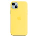 Apple - Coque de protection pour téléphone portable - compatibilité avec MagSafe - silicone - jaune canari - pour iPhone 14 Plus