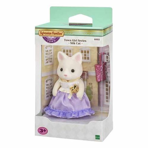 Sylvanian Families Sylvanian Family 3143 : Famille Chat soie pas cher 