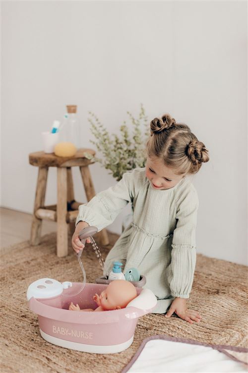 Baignoire avec pot et accessoires Bath Set & Accessories Soft Baby Nurse Smoby