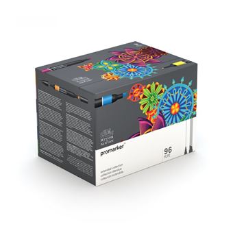 Coffret Winsor & Newton 96 marqueurs assortis