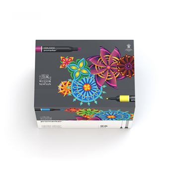 Coffret Winsor & Newton 96 marqueurs assortis