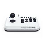 Manette filaire Hori Fighting Stick Mini pour PS5 PS4 et PC Blanc Noir