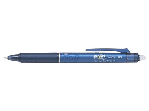 Stylo Roller Pilot Pen Frixion Clicker 05 Bleu