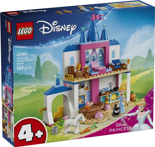 LEGO Disney Princess Château de Cendrillon et ses Amis Animaux 43283