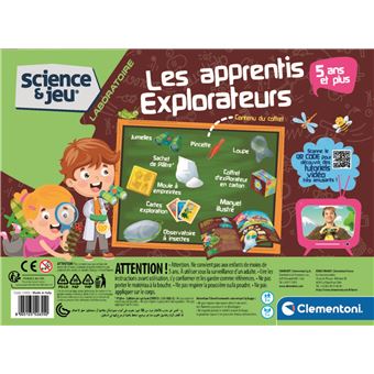 Jeu de sciences et d'expérience Clementoni Les apprentis explorateurs