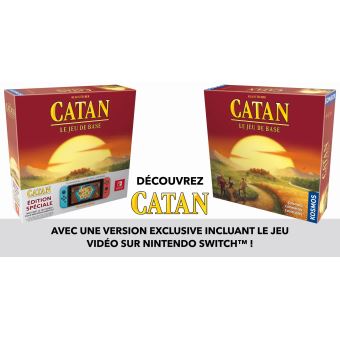 Catan Asmodée avec jeu Switch Exclusivité Fnac