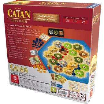 Catan Asmodée avec jeu Switch Exclusivité Fnac Jeu de bordeaux jeux de societe catan jeu de base