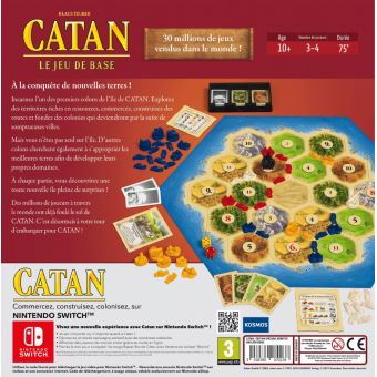 Catan Asmodée avec jeu Switch Exclusivité Fnac