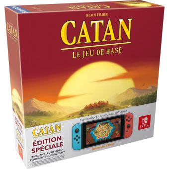 Catan Asmodée avec jeu Switch Exclusivité Fnac