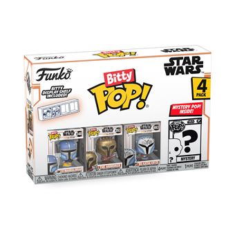 Pack 4 Figurines Funko Bitty Pop Mandalorian Heavy Mandalorian ...