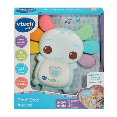 Jouet musical d'éveil Vtech Baby Croc Croc Axolotl