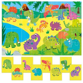 Jeu éducatif Headu Puzzles Dinosaures