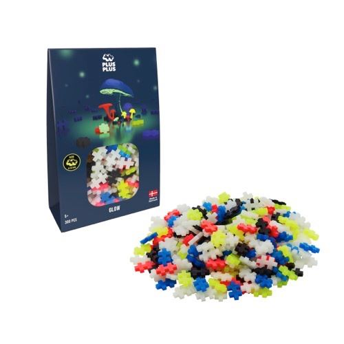 Plus Plus Multicolore Jeu De Construction Recharge Phosphorescent 300 Pièces