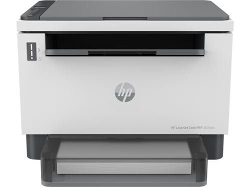 Imprimante multifonction tout-en-un HP LaserJet Tank MFP 2604dw Blanc et Gris