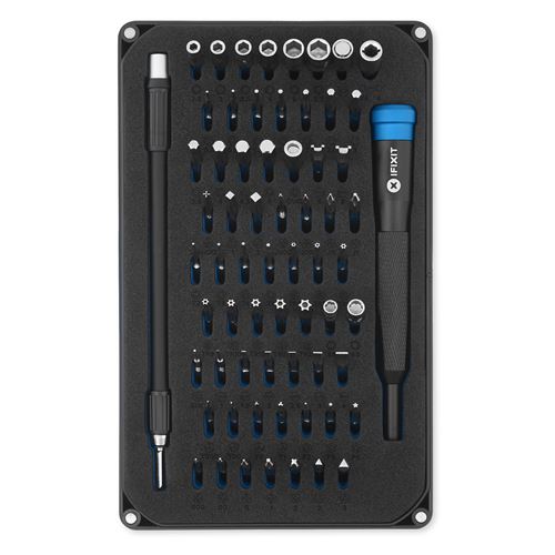 Kit d embouts Ifixit Mako Precision Bit Set Noir et Bleu