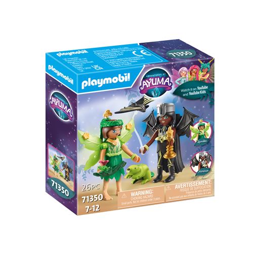 Playmobil Adventures Of Ayuma 71350 Forest et Bat Fairies
