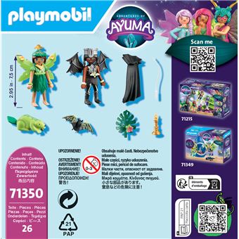 Playmobil Adventures of Ayuma 71350 Forest et Bat Fairies