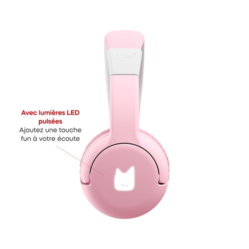 Tonies Chuchote Rouge, Casque Audio Enfant Pour Musique Et Histoires Ecouteurs Limites A 85 Decibels Compatibles Avec La Toniebox Boite A Histoires Vendue Separement 3 Ans Et