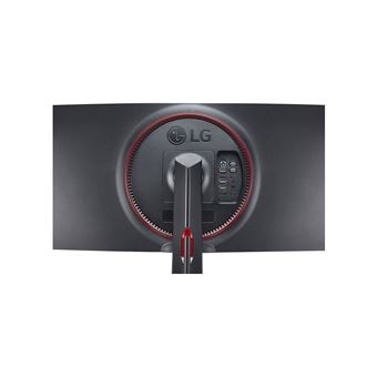Ecran LED PC gaming LG 34GN850P-B 34" incurvé UWQHD Noir et Rouge