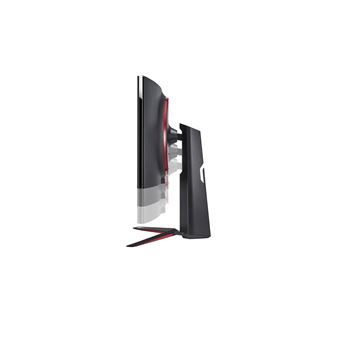 Ecran LED PC gaming LG 34GN850P-B 34" incurvé UWQHD Noir et Rouge