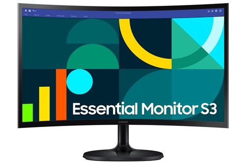 Ecran PC Samsung Série S36GD LS24D360GAUXEN 24 incurvé Full HD