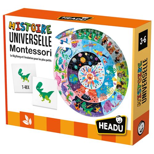 Jeu éducatif Headu Histoire Universelle Montessori