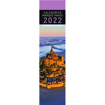 Calendrier Pictura 2022 Marque-Page Patrimoine mondial