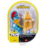 Figurine Minion Kevin gifle au méchant 11 cm