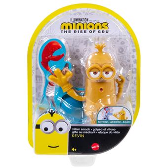 Figurine Minion Kevin gifle au méchant 11 cm