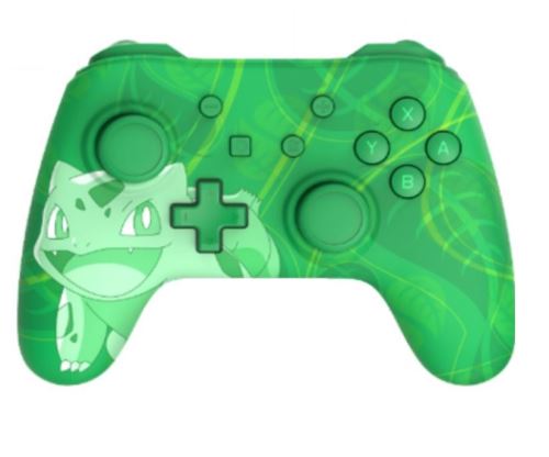 NSW POKÉMON WIRED CONTROLLERS TOTAL BULBIZAR GREEN