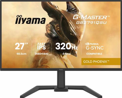 iiyama 27 LED G Master GB2791QSU B1 Gold Phoenix - vue 6