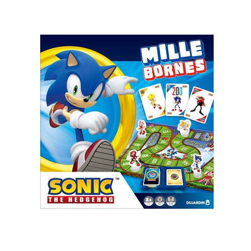 Boite de Jeu classique Dujardin Mille Bornes Sonic