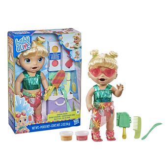 Poupon Hasbro Gaming Baby Alive gouter ensoleille cheveux blonds