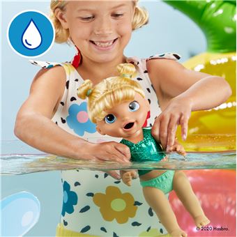 Poupon Hasbro Gaming Baby Alive gouter ensoleille cheveux blonds